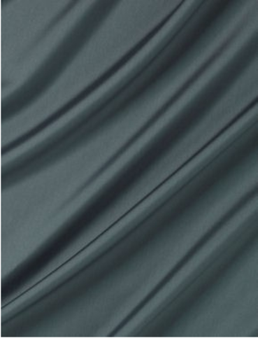Connaught Silk Slate Blue Fabric by James Hare