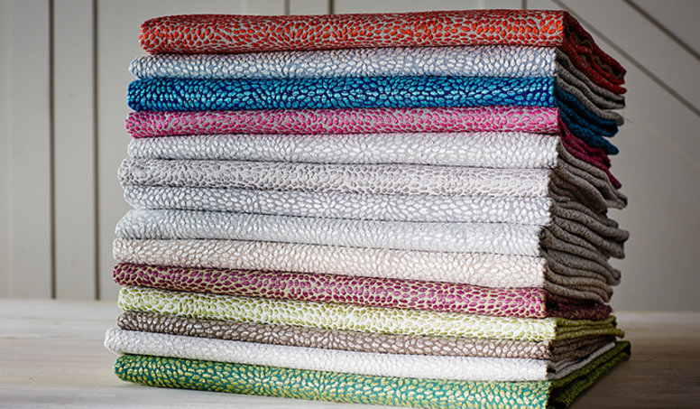 Corolla Pearl Barley Fabric by James Hare 