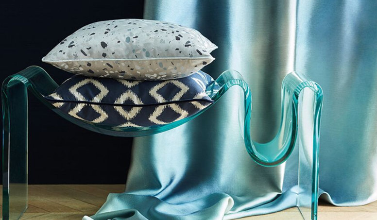Cullinan Blue Fabric by James Hare 