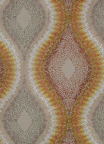 Flamenco Flame Fabric by James Hare 