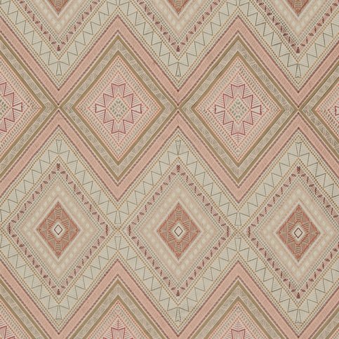 Fuji Natural/Dusky Rose Fabric by James Hare