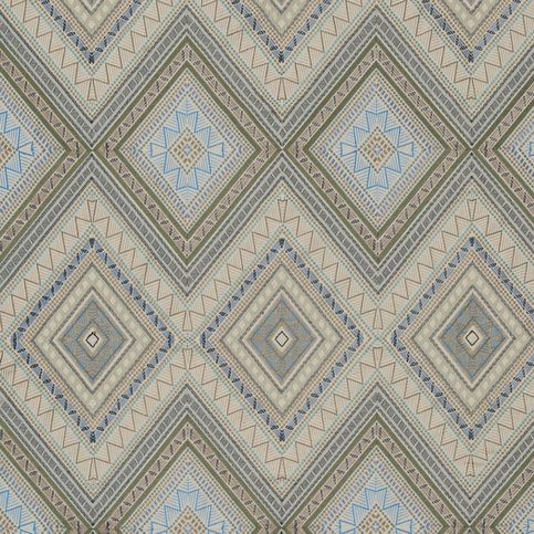 Fuji Natural/Indigo Fabric by James Hare