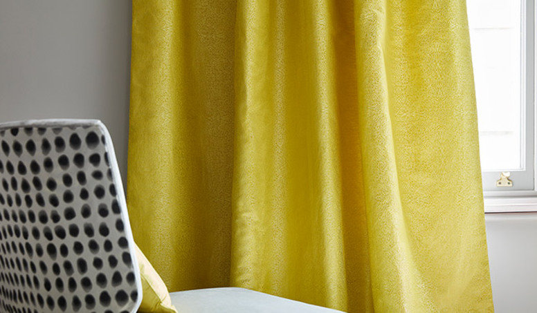 Kaleidoscope Limoncello Fabric by James Hare 
