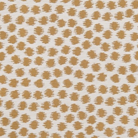 Kasuri Natural/Ochre Fabric by James Hare