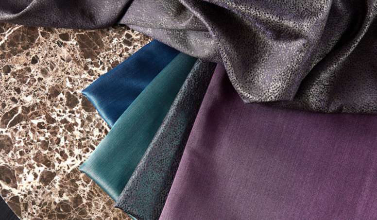 Miramar Silk Norway Spruce Fabric by James Hare 