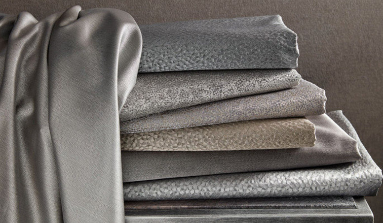 Miramar Silk Smoked Glass Fabric by James Hare 
