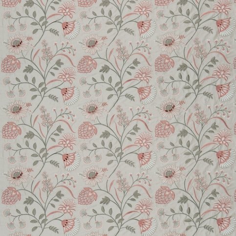 Siam Silk Rice Paper/Dusky Rose Fabric by James Hare