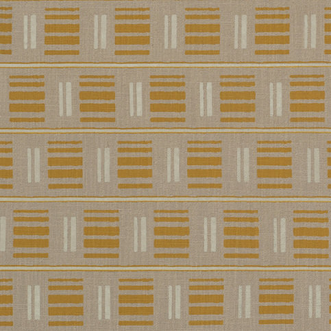 Kiftsgate Gold Fabric by James Hare 