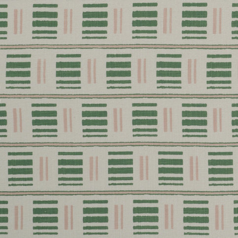 Kiftsgate Pink/Green Fabric by James Hare 