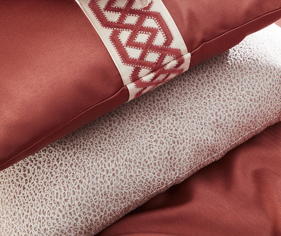 Leopard Malbec Fabric by James Hare 