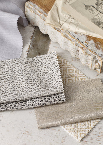 Leopard Snow Leopard Fabric by James Hare 