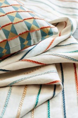Maddox Stripe Blue Multi By James Hare