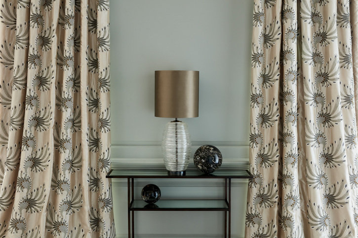 Plume Blanched Almond/Gold By James Hare