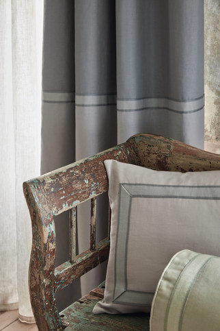 Ribbon Trim Green by James Hare 