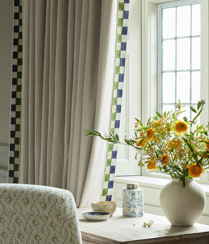 Simla Silk Cygnet Fabric by James Hare 