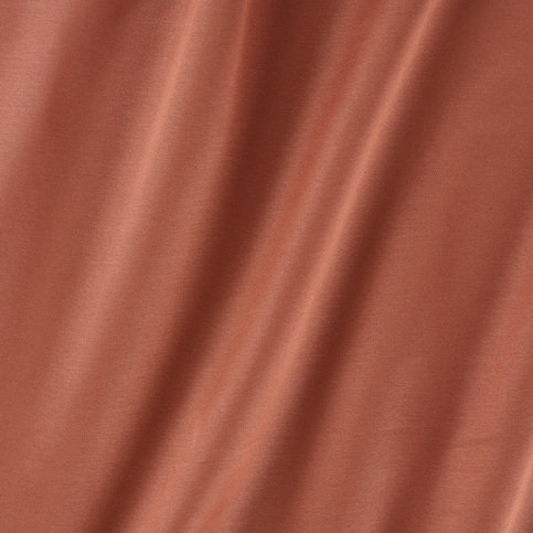 Sloane Silk Terracotta Fabric by James Hare 