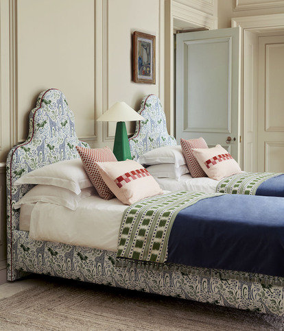 Sylvan Blue/Green Fabric by James Hare 