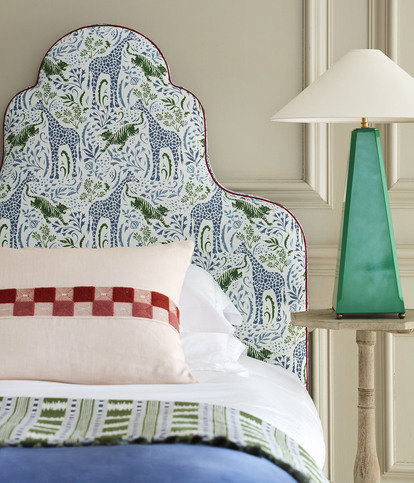 Sylvan Blue/Green Fabric by James Hare 
