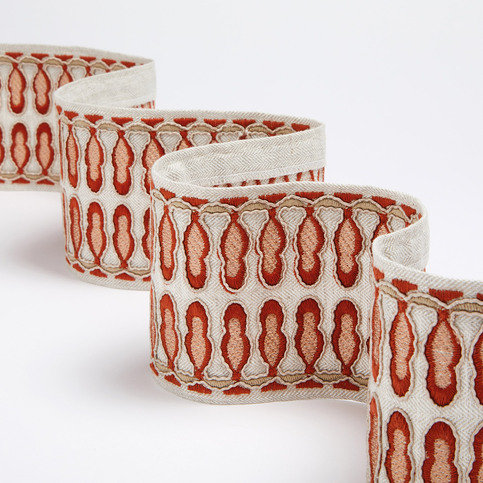 Tudor Braid Terracotta By James Hare