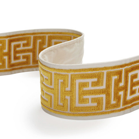 Apollo Key Velvet Braid Calendula by James Hare 