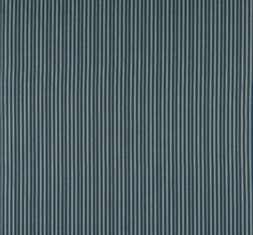 Asher Stripe Indigo Fabric by Jane Churchill