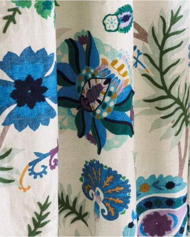 Bukhara Blue Fabric by Jane Churchill