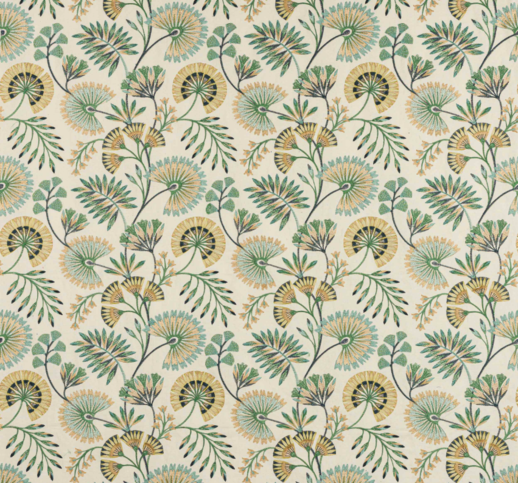 Chiana Green/Blue Fabric by Jane Churchill