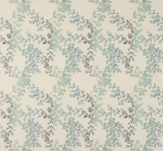 Clemence Blue/Aqua Fabric by Jane Churchill