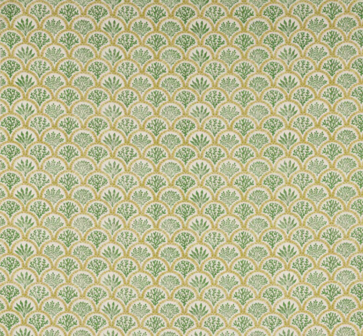 Coralli Green Fabric by Jane Churchill
