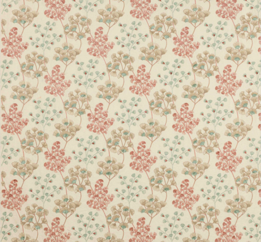 Elianna Pink/Aqua Fabric by Jane Churchill