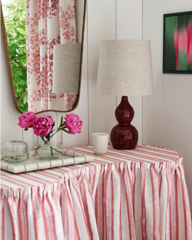 Innis Stripe Red Fabric by Jane Churchill