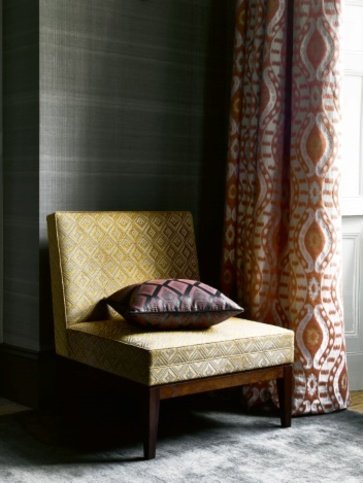 Astral Charcoal Wallpaper by Jane Churchill