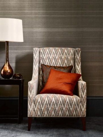 Astral Silver Wallpaper by Jane Churchill