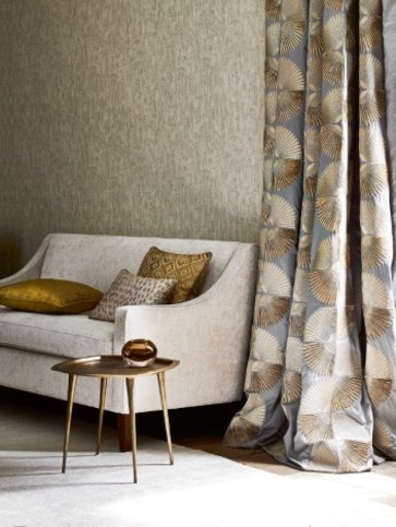 Dorado Taupe Wallpaper by Jane Churchill 