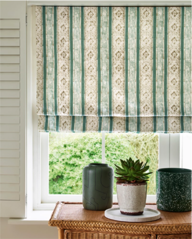 Jari Aqua Fabric by Jane Churchill