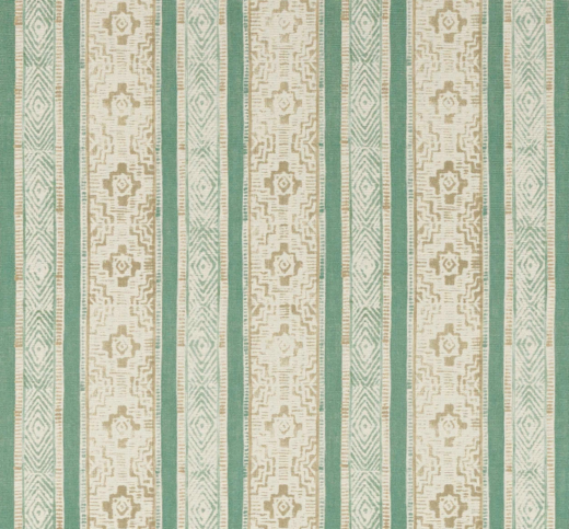 Jari Aqua Fabric by Jane Churchill