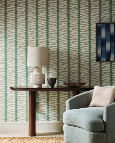 Kline Off White Fabric by Jane Churchill