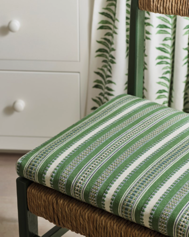 Larkin Green Fabric by Jane Churchill
