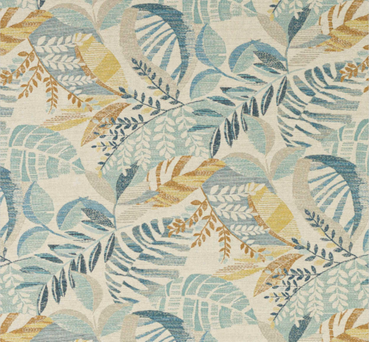 Luca Blue Fabric by Jane Churchill