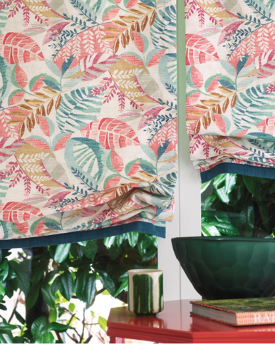 Luca Green/Multi Fabric by Jane Churchill