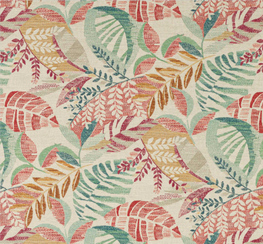 Luca Red Fabric by Jane Churchill