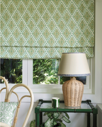 Millie Green Fabric by Jane Churchill