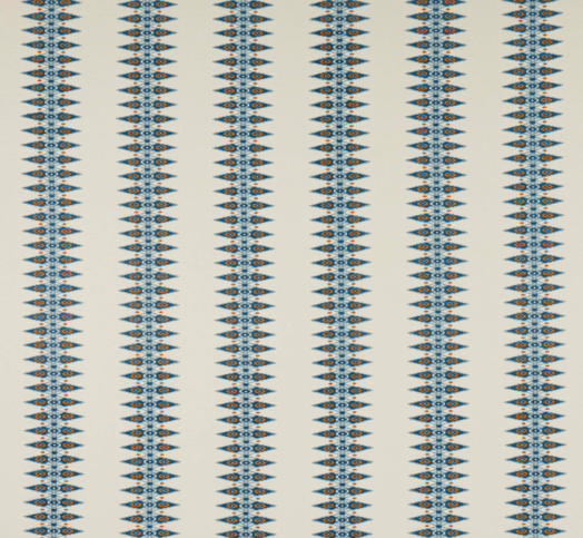 Priya Stripe Blue Fabric by Jane Churchill