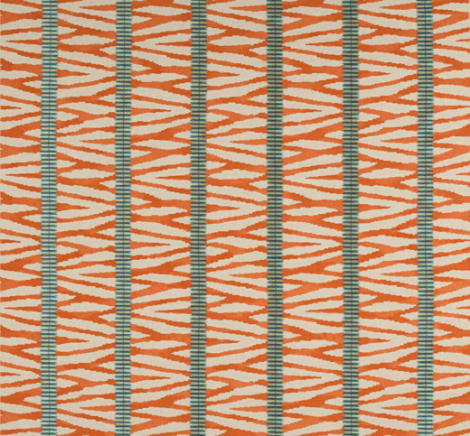 Wilder Burnt Orange Fabric by Jane Churchill