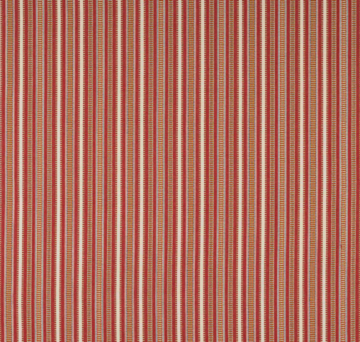 Yarra Stripe Red Fabric by Jane Churchill