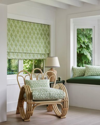 Zadie Green Fabric by Jane Churchill
