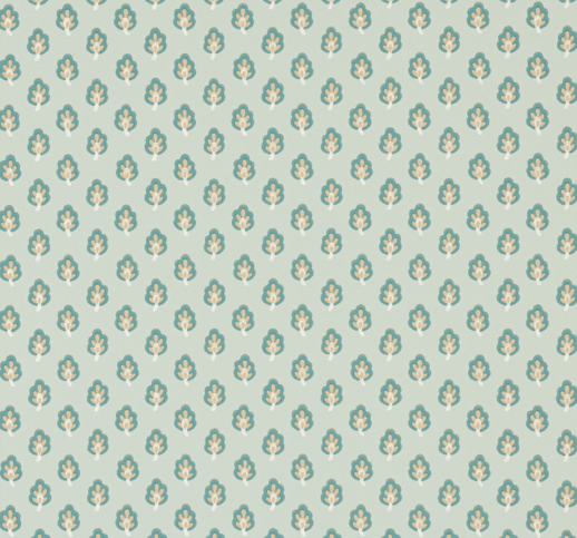 Albie Blue Wallpaper by Jane Churchill