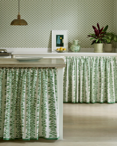 Albie Blue Wallpaper by Jane Churchill