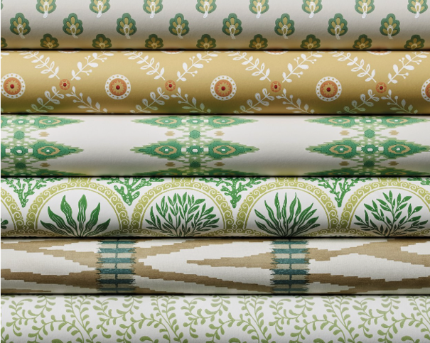 Albie Blue Wallpaper by Jane Churchill