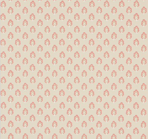 Albie Pink Wallpaper by Jane Churchill